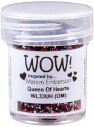 Wow Embossing Pulver-Queen Of Hearts - Ultra High -15ml